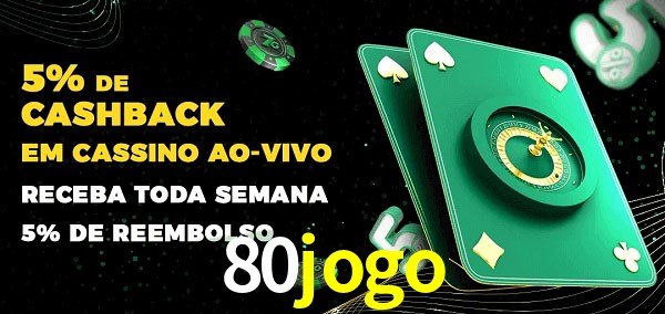 Promoções do cassino ao Vivo 80jogo